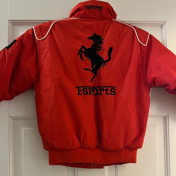 Ferrari Red and White Racing Jacket - Picture 4 of 6